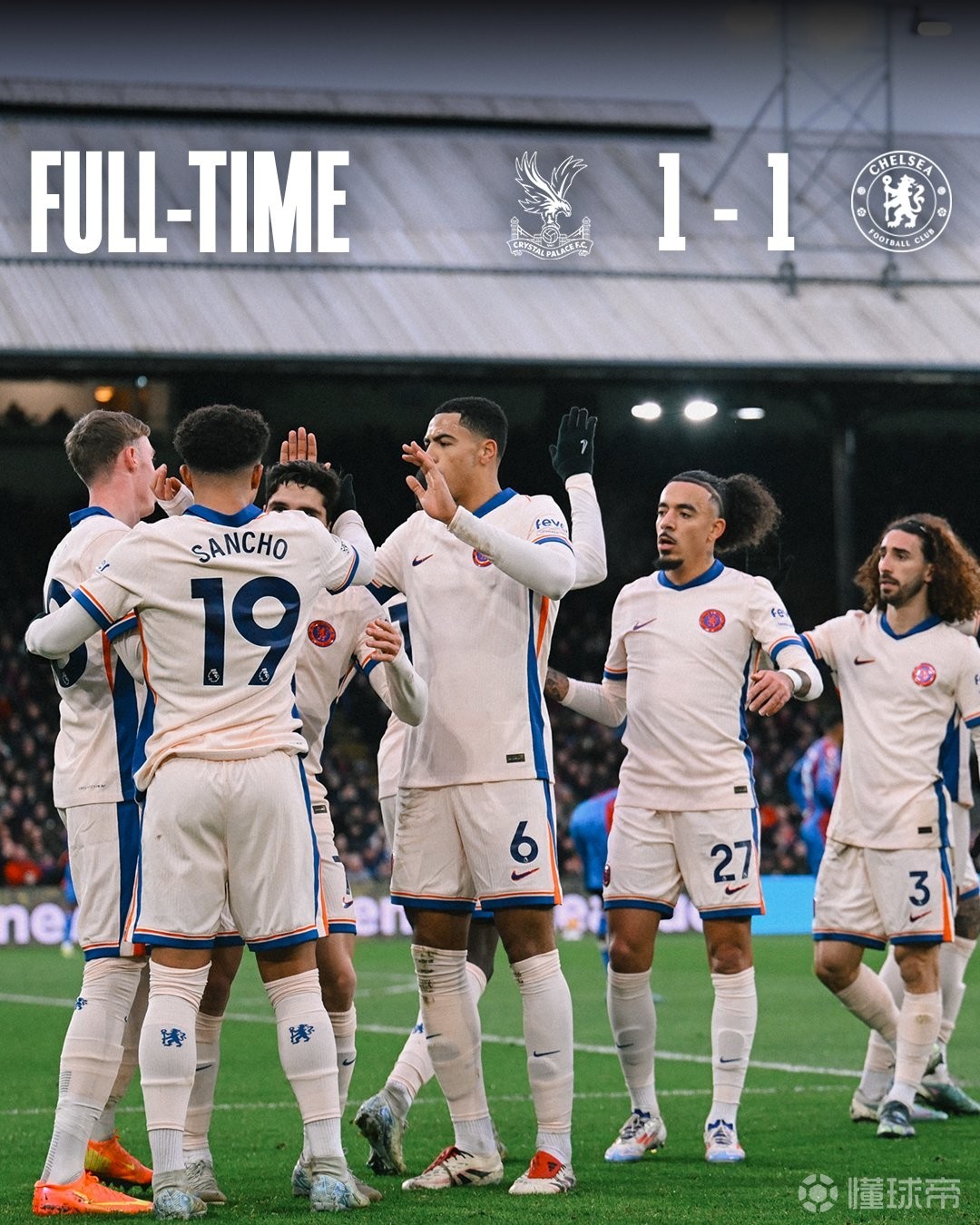 切尔西主场憾负沃特福德，险些跌出前四