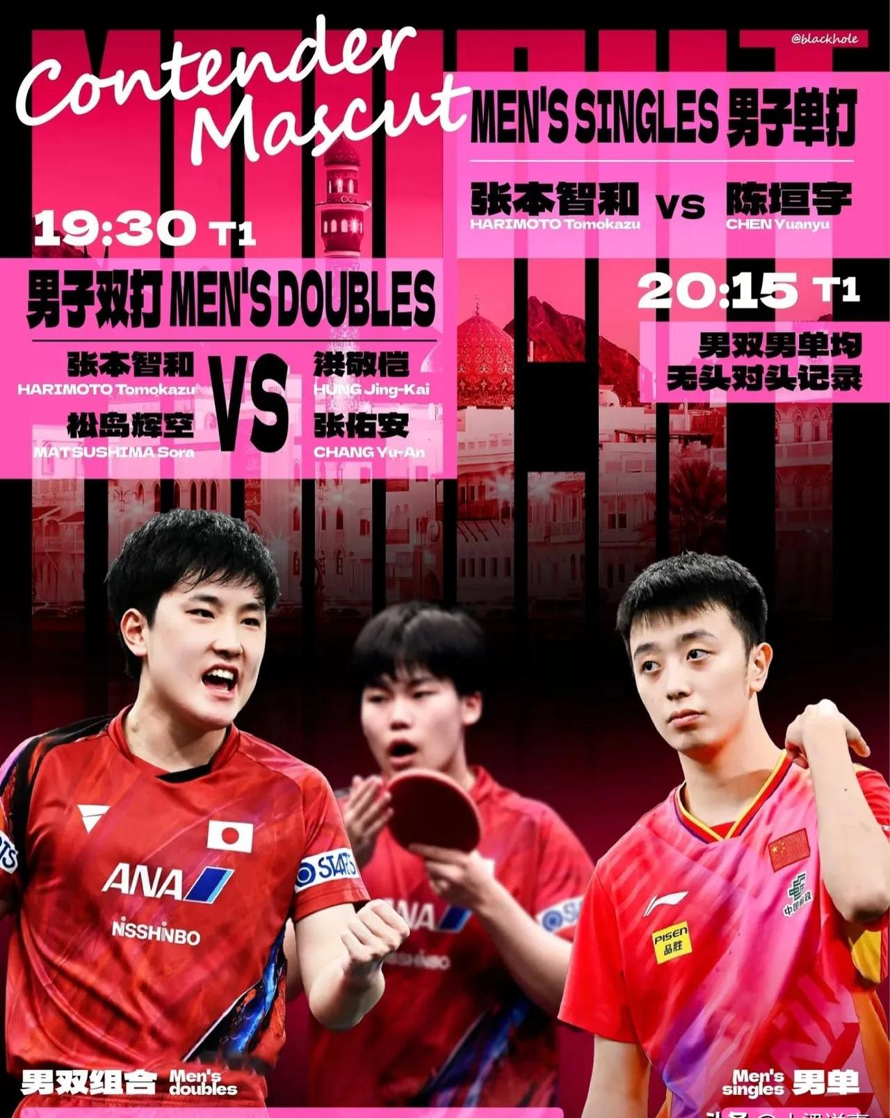 包含法国乒乓球队强势比利时乒乓球队，张本智和制霸全场的词条